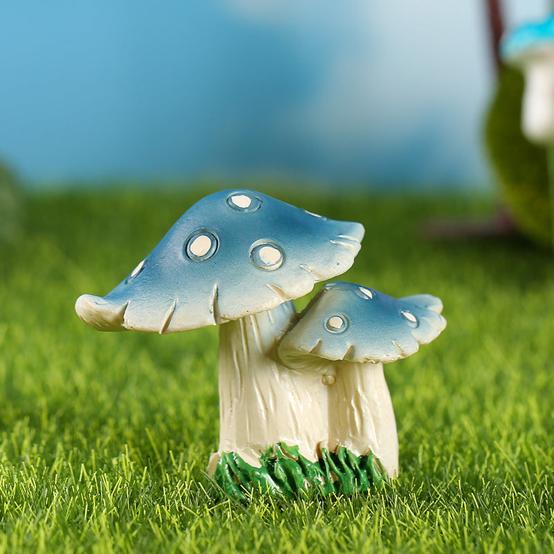Wholesale Simulation small mushroom ornaments micro landscape decoration